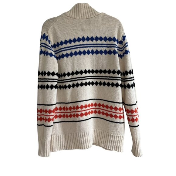 KULE Womens Zip-Up Wool Blend Cardigan Sweater in Cream Size Large - Picture 2 of 8